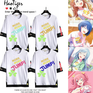 世界计划mmj花里实乃理 桐谷遥 桃井爱莉 日野森雫短袖男女衣服夏