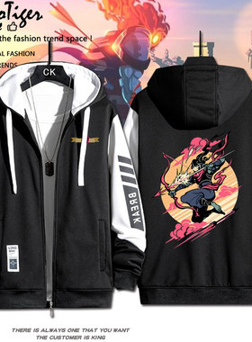 死亡重生细胞周边游戏Dead Cells开衫卫衣秋冬宽松连帽衣服外套潮