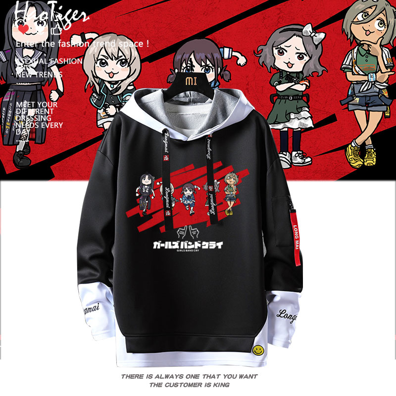 哭泣少女乐队GBC周边卡通井芹仁菜安和昂二次元秋冬假两件卫衣