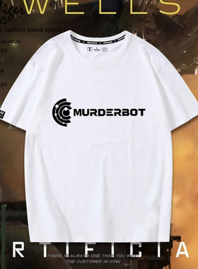 美剧The Murderbot Diaries杀戮人机厌世机器人男女短袖纯棉上衣