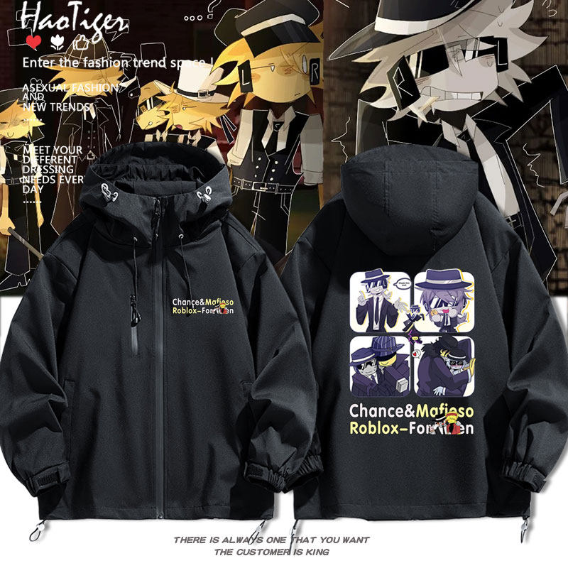 Forsaken被遗忘的游戏周边二次元冲锋衣夹克秋冬青少年上衣服潮