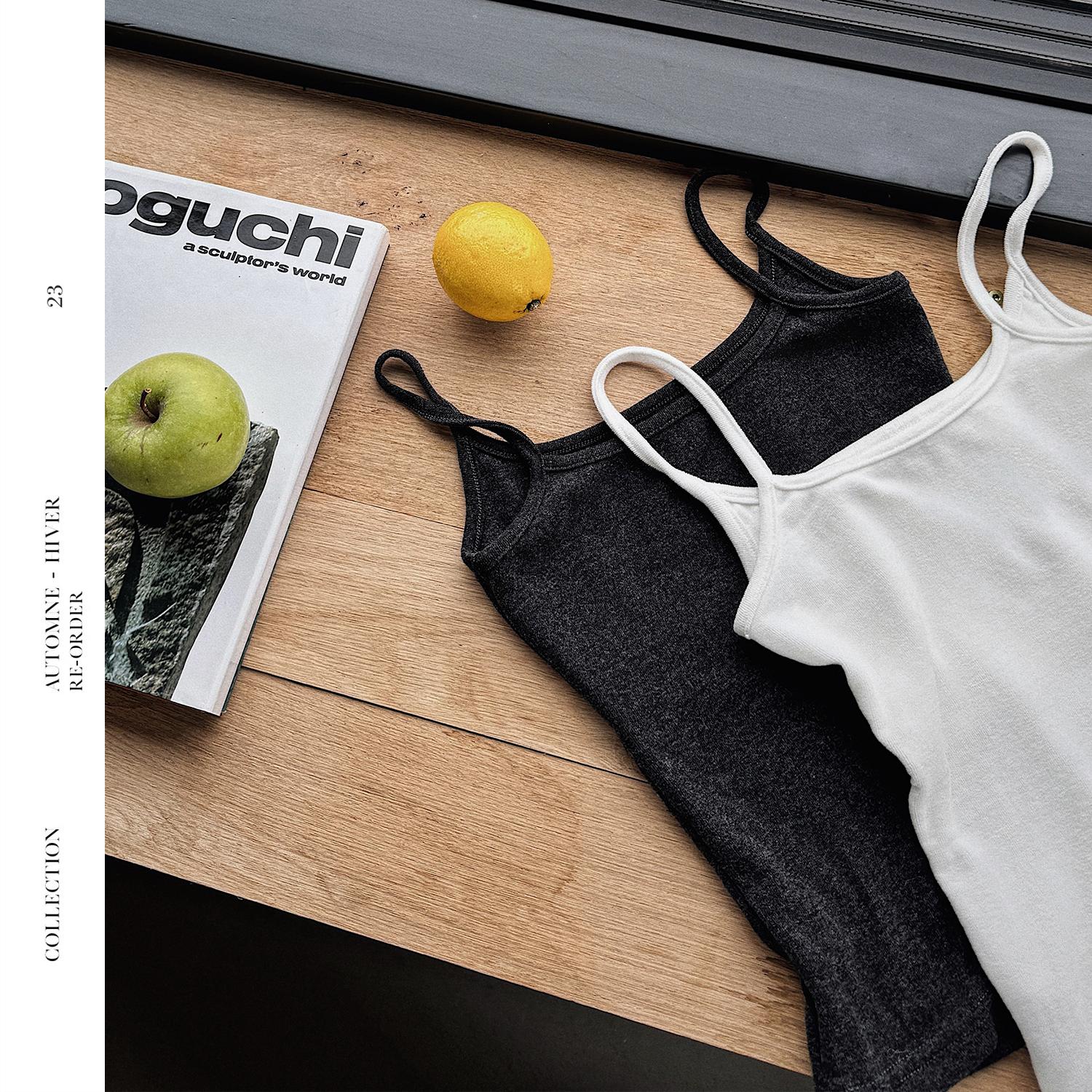 秋冬温暖倍柔磨毛吊带打底