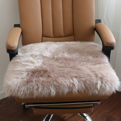 澳洲羊皮沙发坐垫羊毛坐垫纯羊毛坐垫沙发坐垫椅子垫椅垫冬季 椅垫