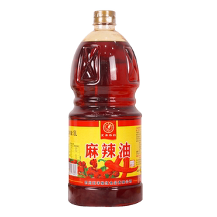 五丰黎红麻辣油1.8L*6瓶 四川辣椒油红油川菜调味油雅安特产批发