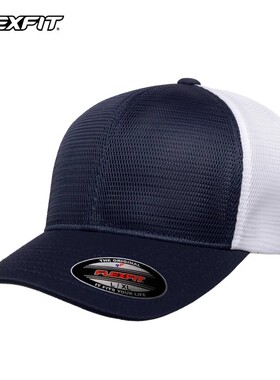 FLEXFIT防晒遮阳棒球帽大头围全封闭弹力鸭舌帽子户外透气钓鱼帽