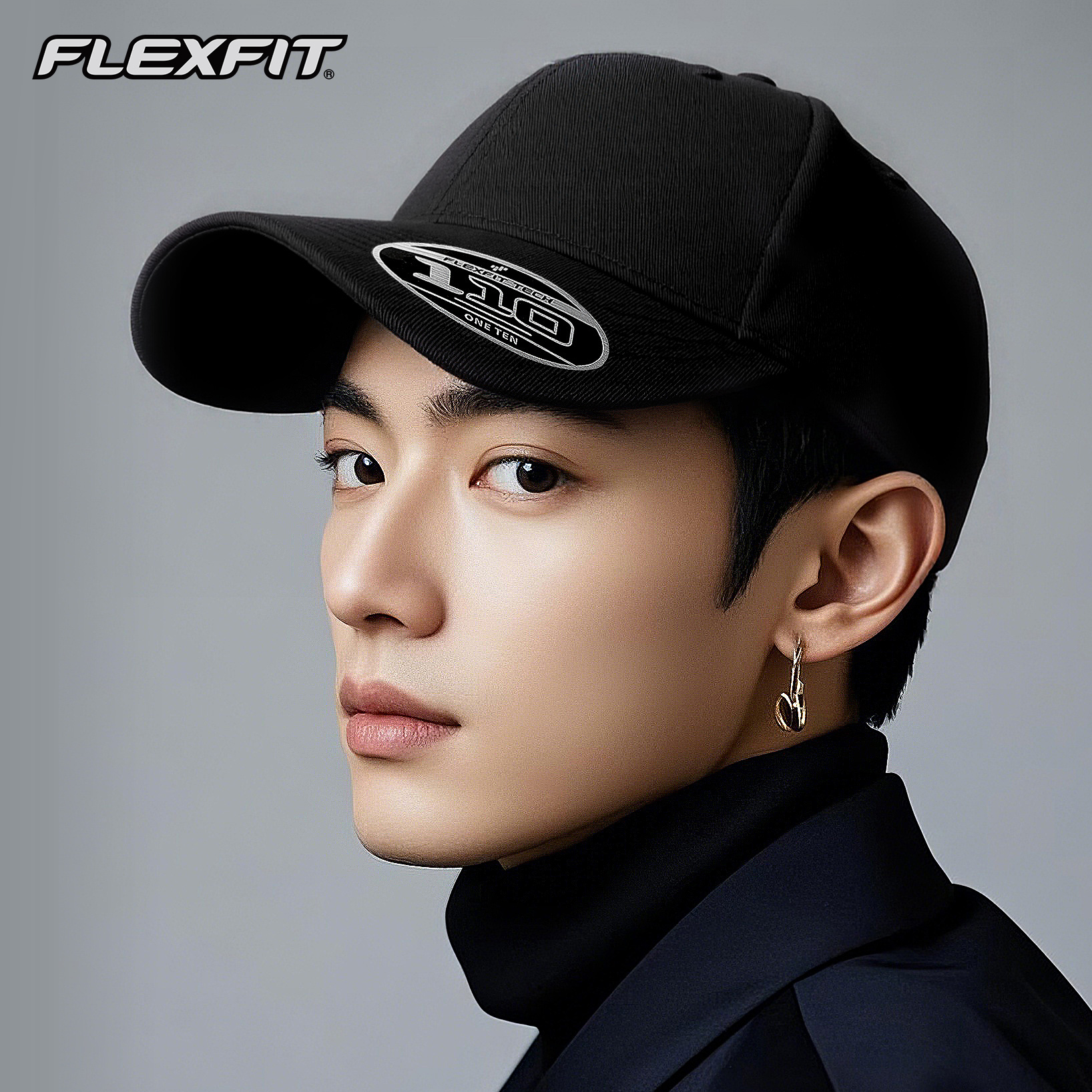 flexfit110系列透气弹力棒球帽
