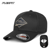 FLEXFIT美式 深顶棒球帽男大头围防晒潮牌刺绣硬顶创意鸭舌帽女