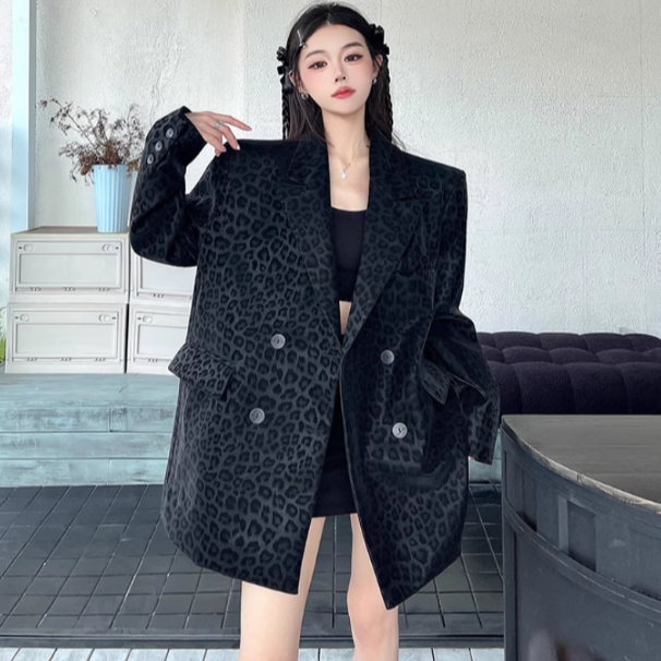 冬季保暖时尚羽绒西服外套