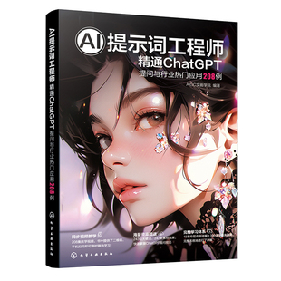 AI提示词工程师：通ChatGPT 提问与行业热门应用208例 AIGC文画学院 编著 9787122450760 化学工业出版社