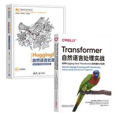 Transformer自然语言处理实战 使用Hugging Face Transformers库构建NLP应用+HuggingFace自然语言处理详解书籍