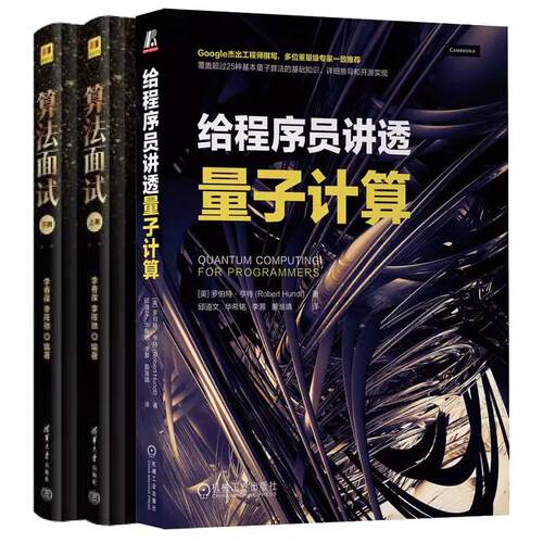 【全2册】给程序员讲透量子计算+算法面试 LeetCode题讲328题