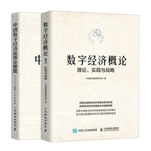 中国数字经济政策景图+数字经济概论 理论时间与战略 2册 人民邮电出版社