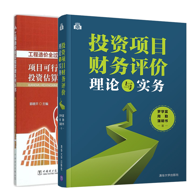 投资项目财务评价理论与实务+项目可行性研究与投资估算概算 投资项目财务评价的相关知识与实务操作财务管理财务评价财务分析书