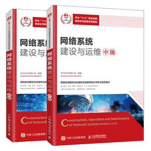 网络系统建设与运维 高级+中级 网络系统安全建设管理基础教材企业网项目建设 网络系统建设与运维职业技能等 证书教材书
