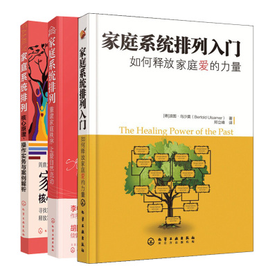 家庭系统排列重建家庭秩序让爱自然流动+入门如何释放家庭爱的力量+核心原理 操作实务与案例解 3册 周鼎文 郑立峰 化工社