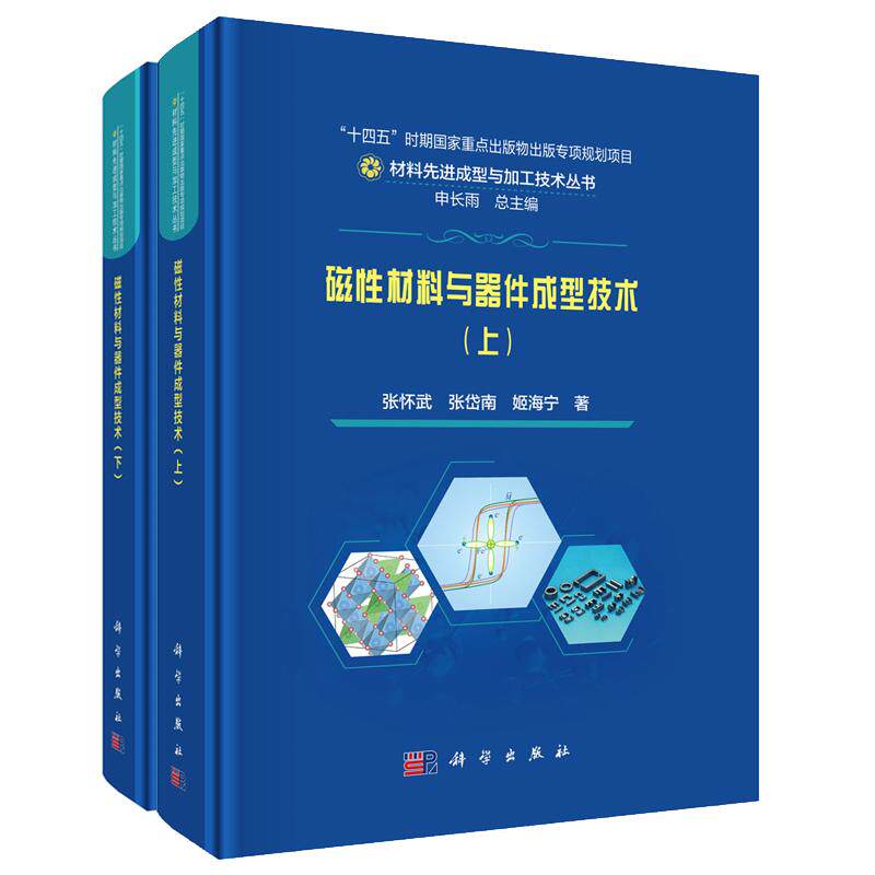 磁性材料与器件成型技术 上下 张怀武 张岱南 姬海宁 2本 科学出版社