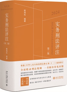 实务刑法评注 第二版 喻海松 北京大学出版社 9787301347843