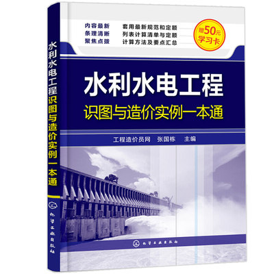 水利水电工程识图与造价实例 水利工程造价人员 工程造价管理人员 工程审计员参考书 高等院校师生参考书 建筑工程教程书籍