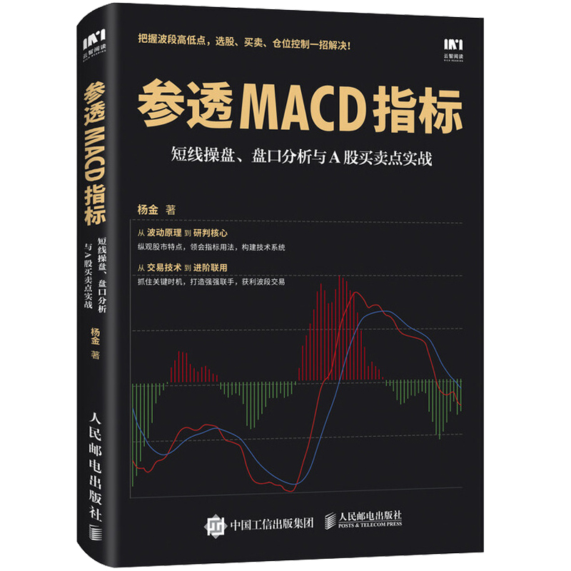 参透MACD指标 短线操盘 盘口分析与A股买卖点实战 量价均线KDJ指标技术分析进阶运用方法炒股票 炒股票投资理财入门教程图书籍