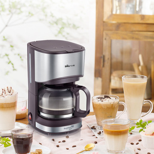 家用小型全自动滴漏式 A07V1 迷你办公室煮咖啡 咖啡机KFJ 小熊美式