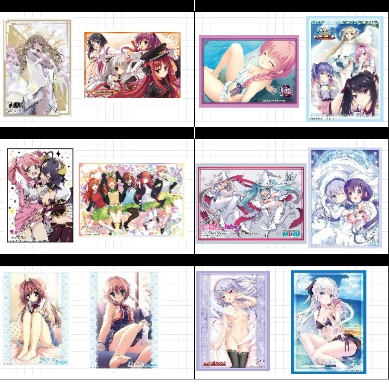 卡片诊所 卡套 C105限定 nikke 柚子社 点兔 初音岛 夏袋 现货