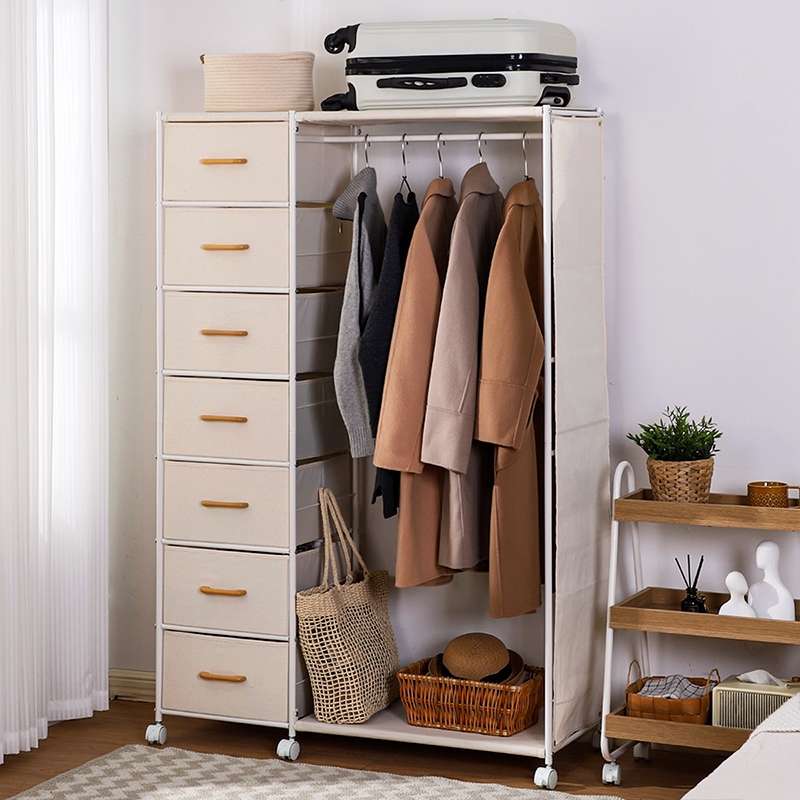 心情生活收纳柜子多层布艺储物箱