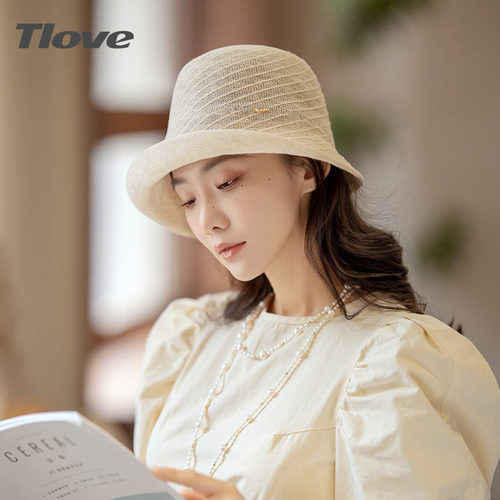 帽子女亚麻时尚春夏季