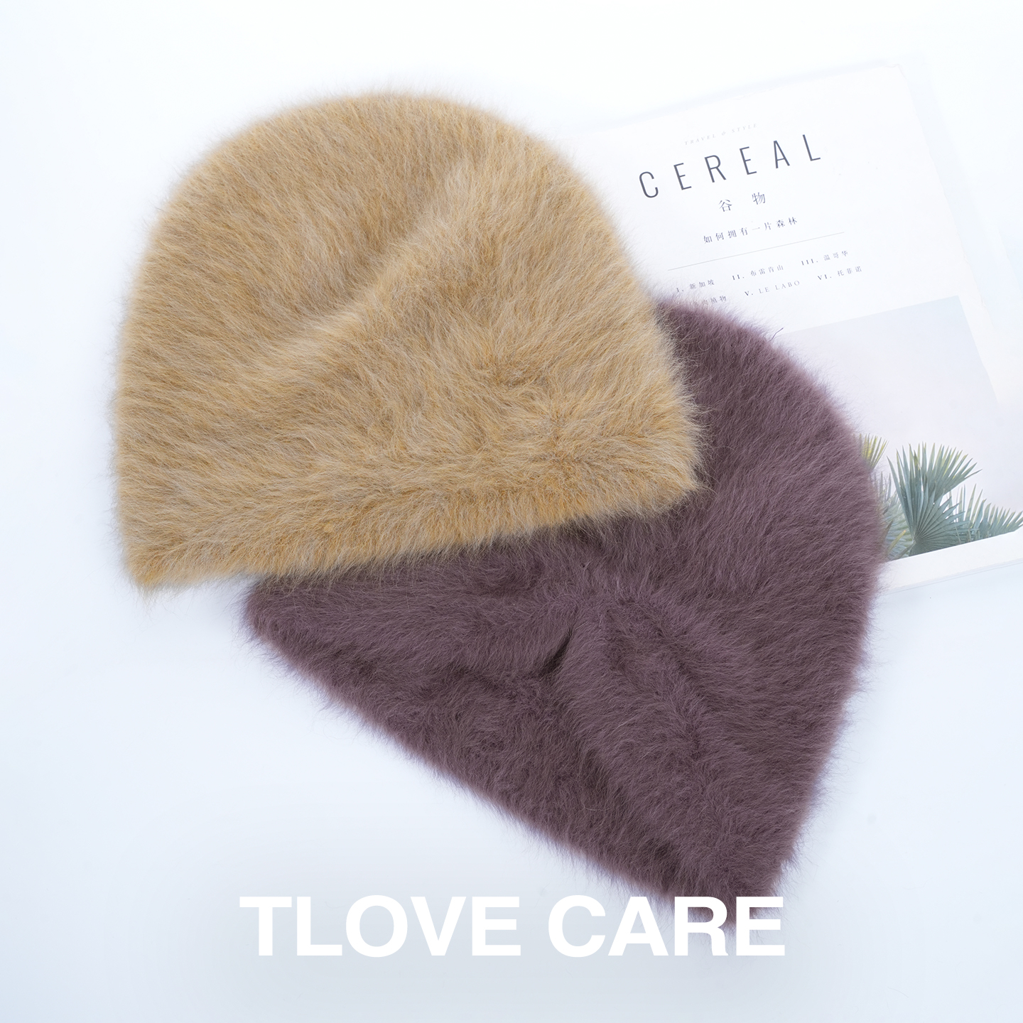 9932+时尚毛绒帽子女秋冬加厚保暖包头帽