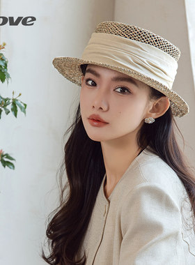 tlove平沿帽出游优雅女春夏秋