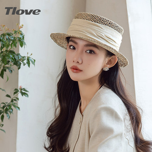 tlove平沿帽出游优雅女春夏秋