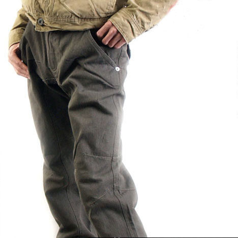 西班牙阿道夫直筒男式立体剪裁时尚潮人个性款宽松纯棉休闲裤包邮