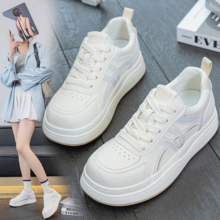 鞋子女ins潮百搭小众软底大码女鞋41到43真皮学生运动休闲小白鞋