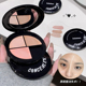 kobeleen光影三色遮瑕盘滋润细腻柔滑易推开扒肤无暇底妆自然学生