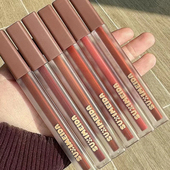 甜甜伪素颜 拿捏丝绒不掉色学生党平价口红哑光雾面唇釉显白百搭