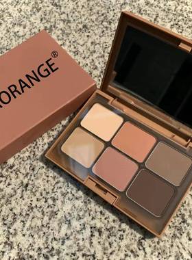 六色眼影盘ins面部综合彩妆盘全哑光修容腮红高光卧蚕提亮一体盘