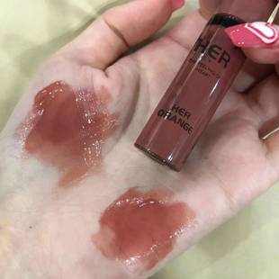 奶茶色镜面唇釉微光保湿 泰式 成膜速干水光黄油纯欲口红液玻璃唇彩