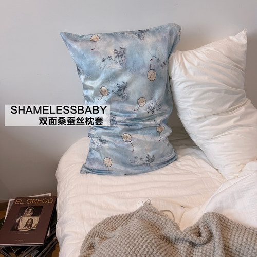 超美超舒服丝绸单只价枕套