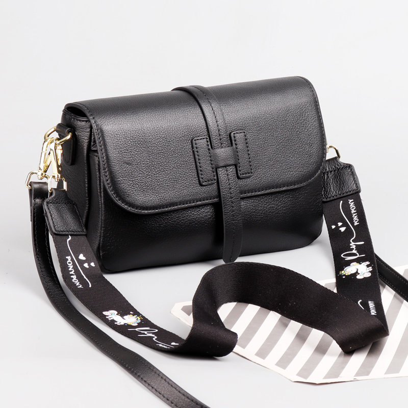 真皮包包宽带软皮斜挎包