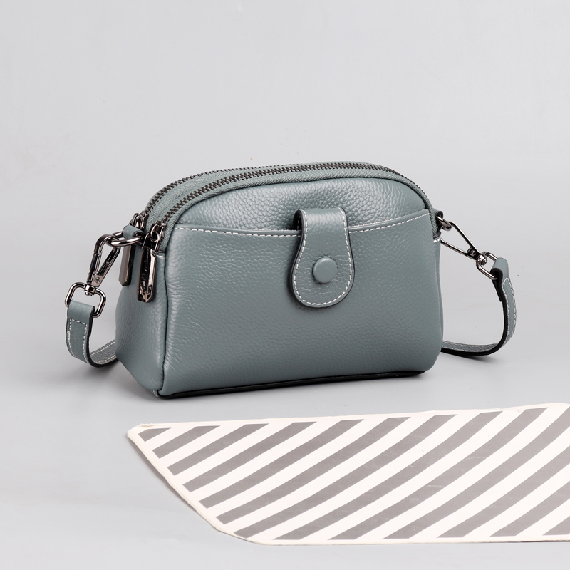 软皮小包包真皮女包多口袋