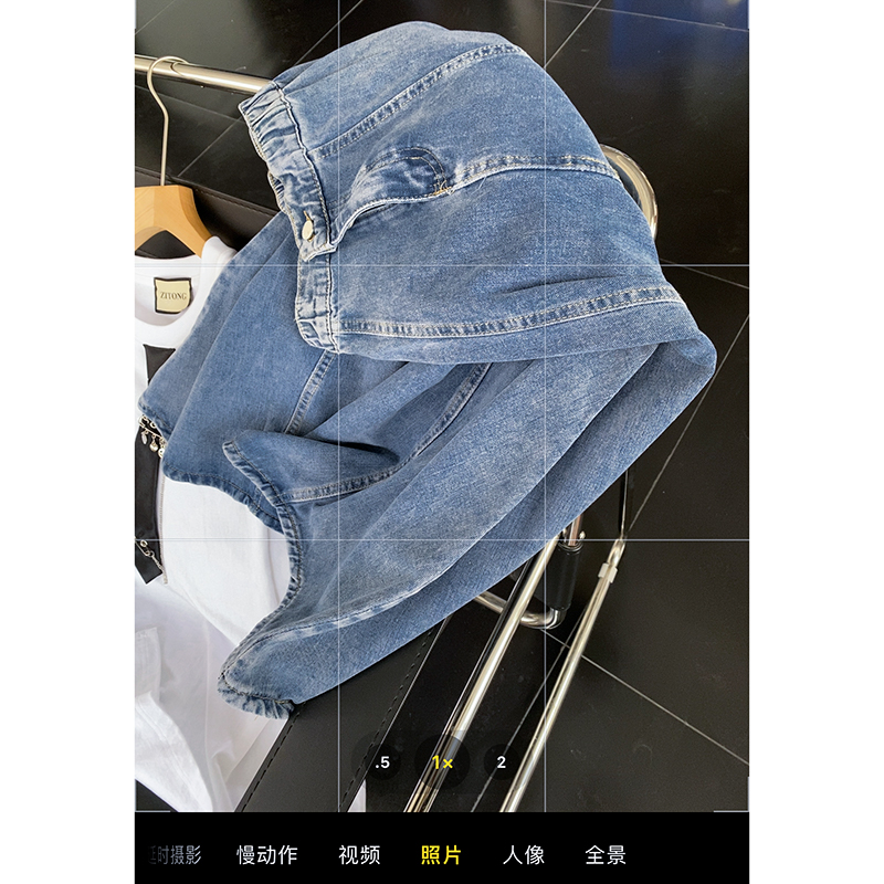 街头风鱼尾高腰复古牛仔半身裙夏季轻熟中长裙时尚休闲洋气F$16