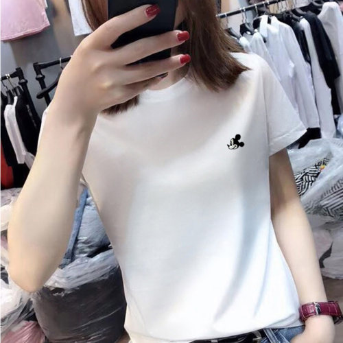欧洲站米奇白色女潮ins短袖T恤