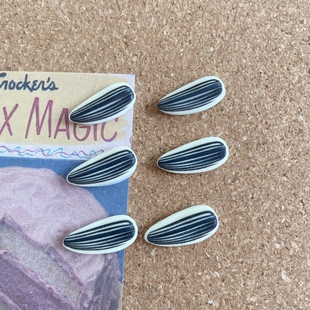 6个装搞怪瓜子图钉软木钉毛毡板留言绘画钉办公文具教室板报装饰