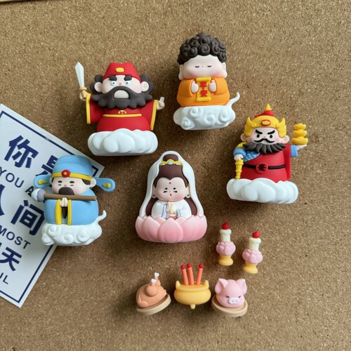 1个装观音文曲星3d图钉留言板软木钉毛毡照片墙图钉工字钉装饰