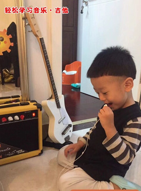 loog三弦儿童学生成人初学入门电木吉他易学创意DIY可拼装套盒