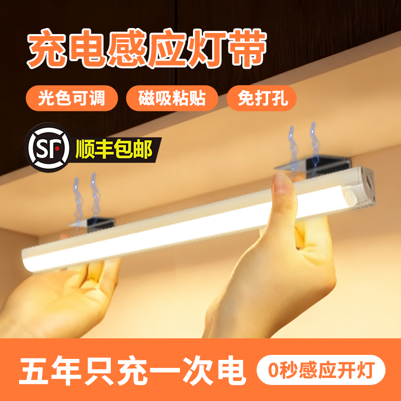 顺丰包邮！充电感应超长续航灯条