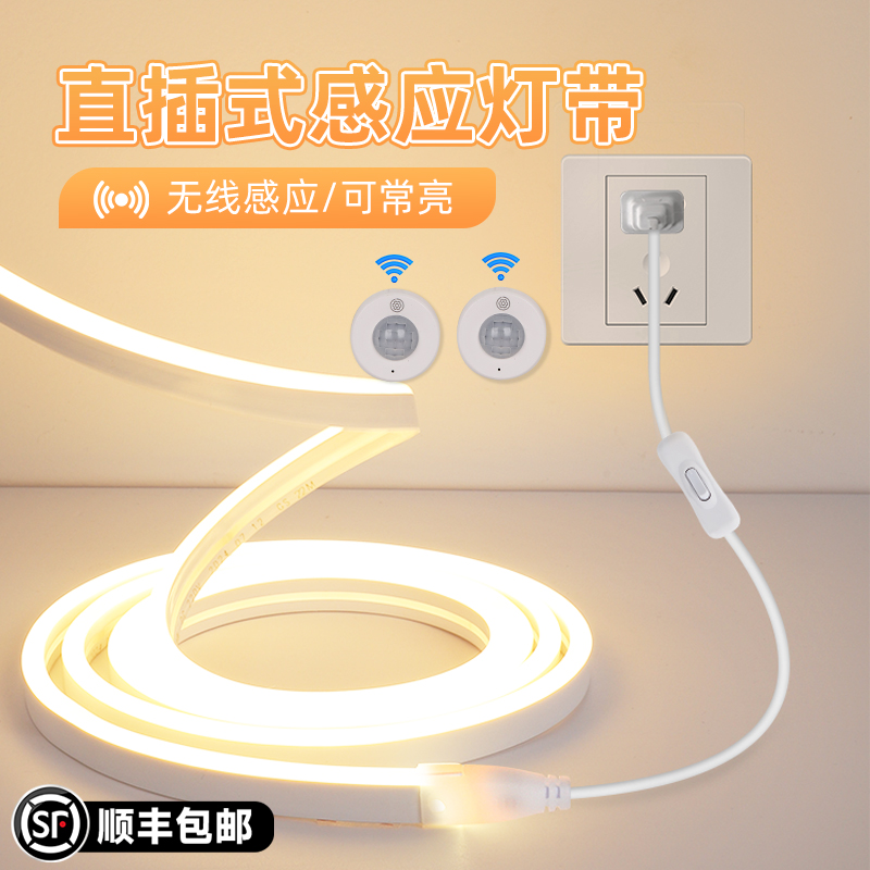 【顺丰包邮】+220V感应灯带
