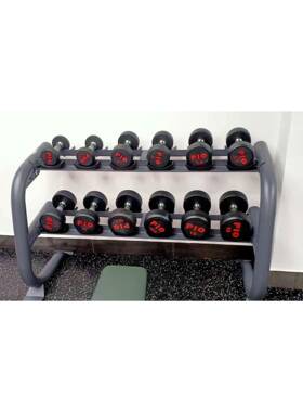 双层家用轻商用哑铃架SH-DR08健身房单位6付哑铃架DR08