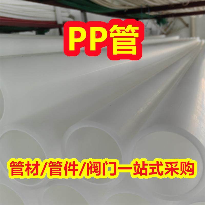 大口径pp管PP管材聚丙烯管阻燃抗静电pp化工塑料管防腐耐酸碱管道