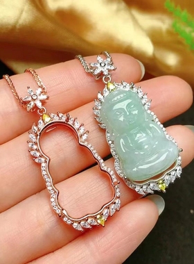 纯银观音宝宝佛吊坠定做