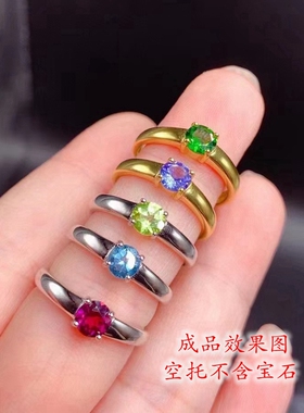 其他女S925纯银活口戒指